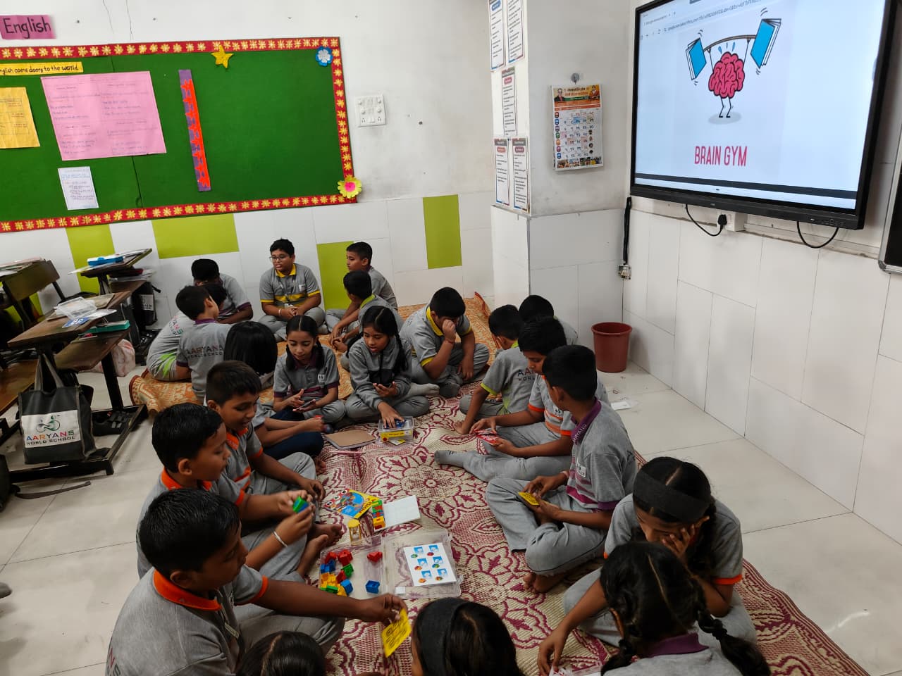 PROJECTS - Brain Gym at Aaryans world school  